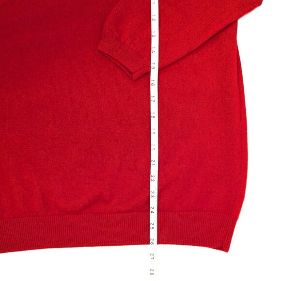 Talbots | 100% Cashmere Sweater "Audrey" in Red | Size XXLP (2X Petite) - Picture 9 of 9